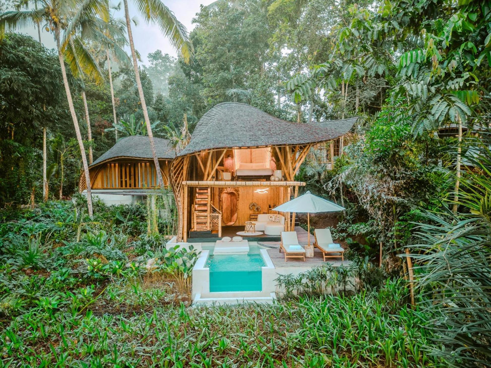Bambootel Sawah View Ubud Esterno foto