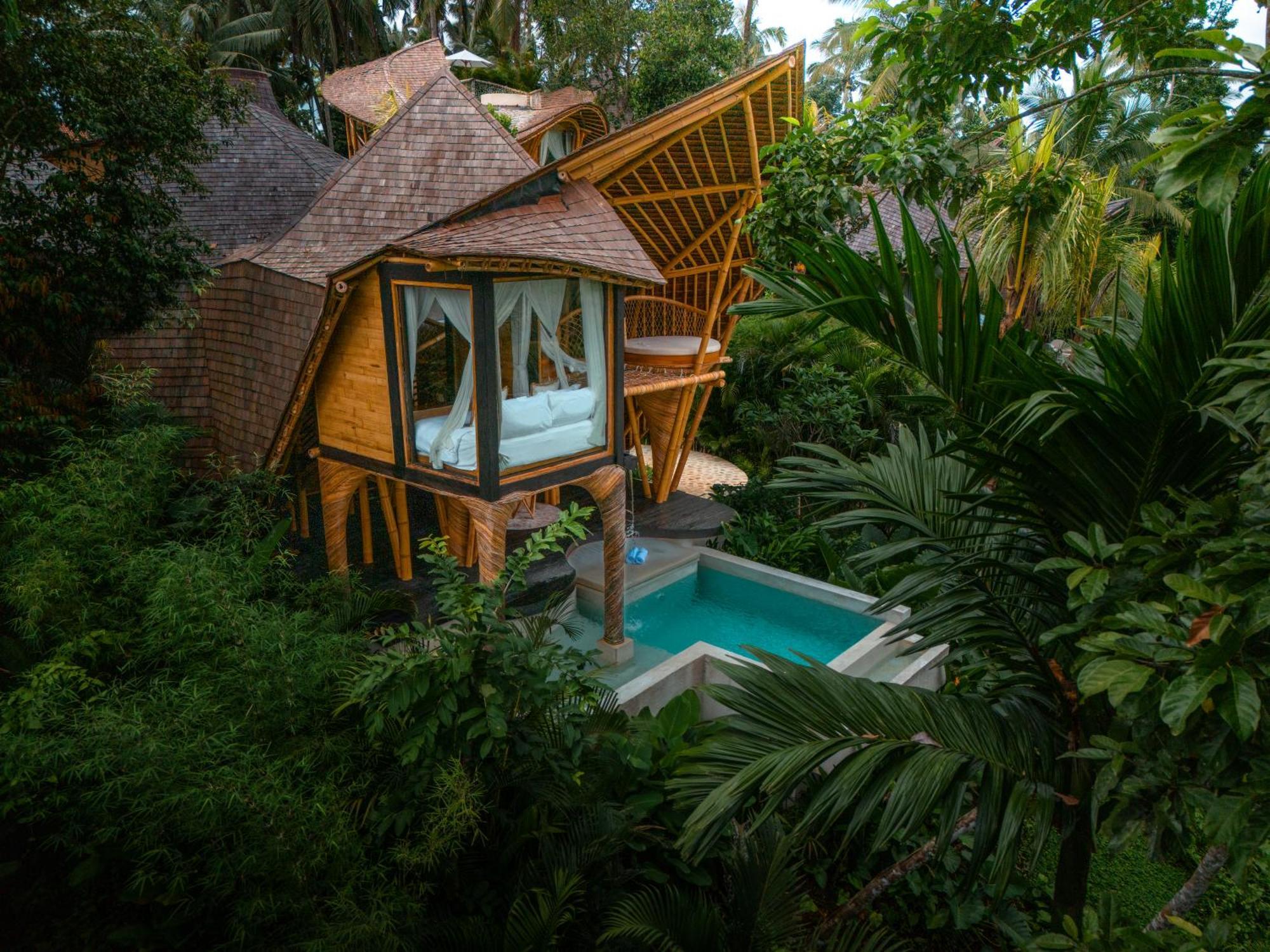 Bambootel Sawah View Ubud Esterno foto