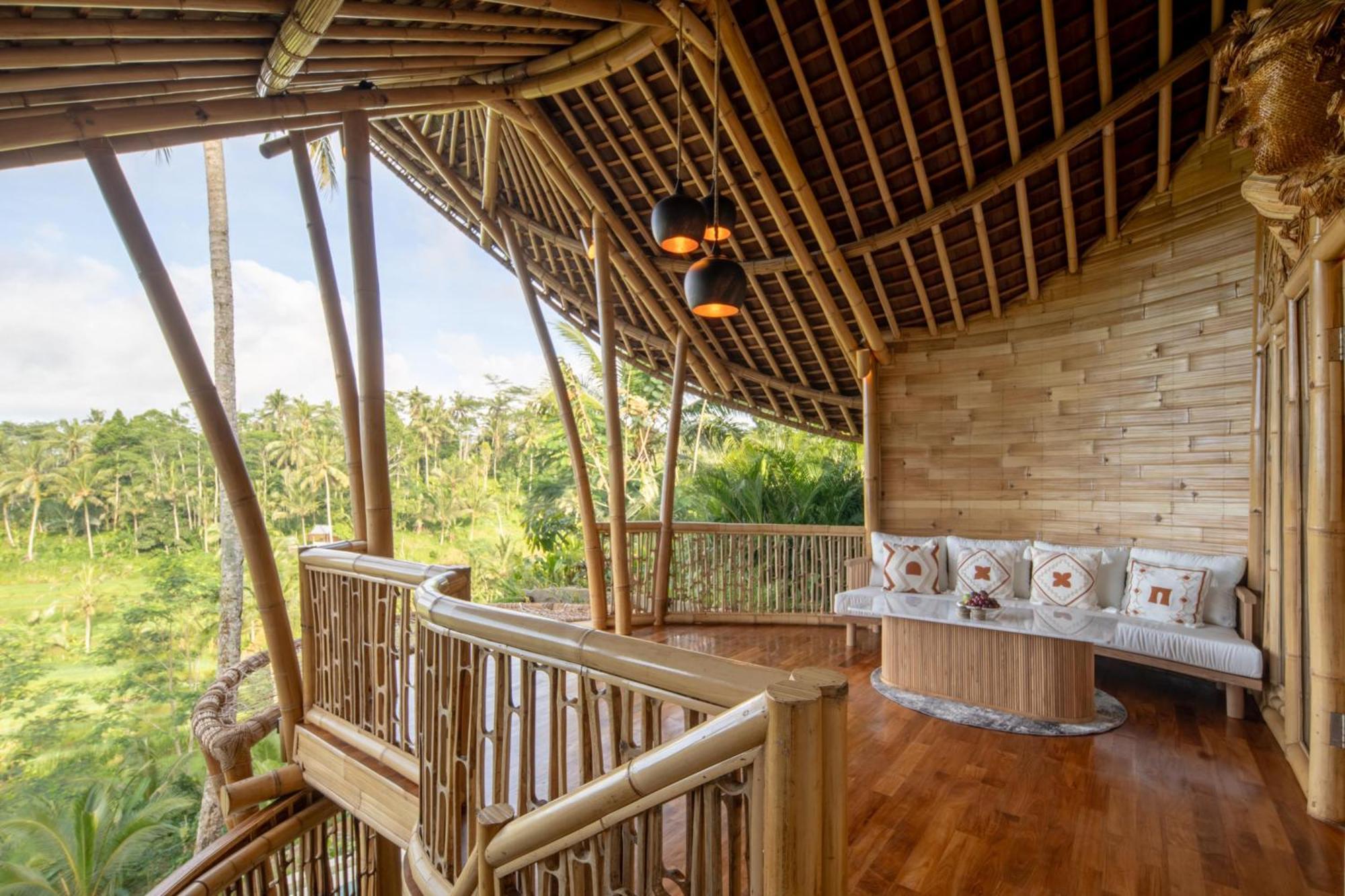 Bambootel Sawah View Ubud Esterno foto