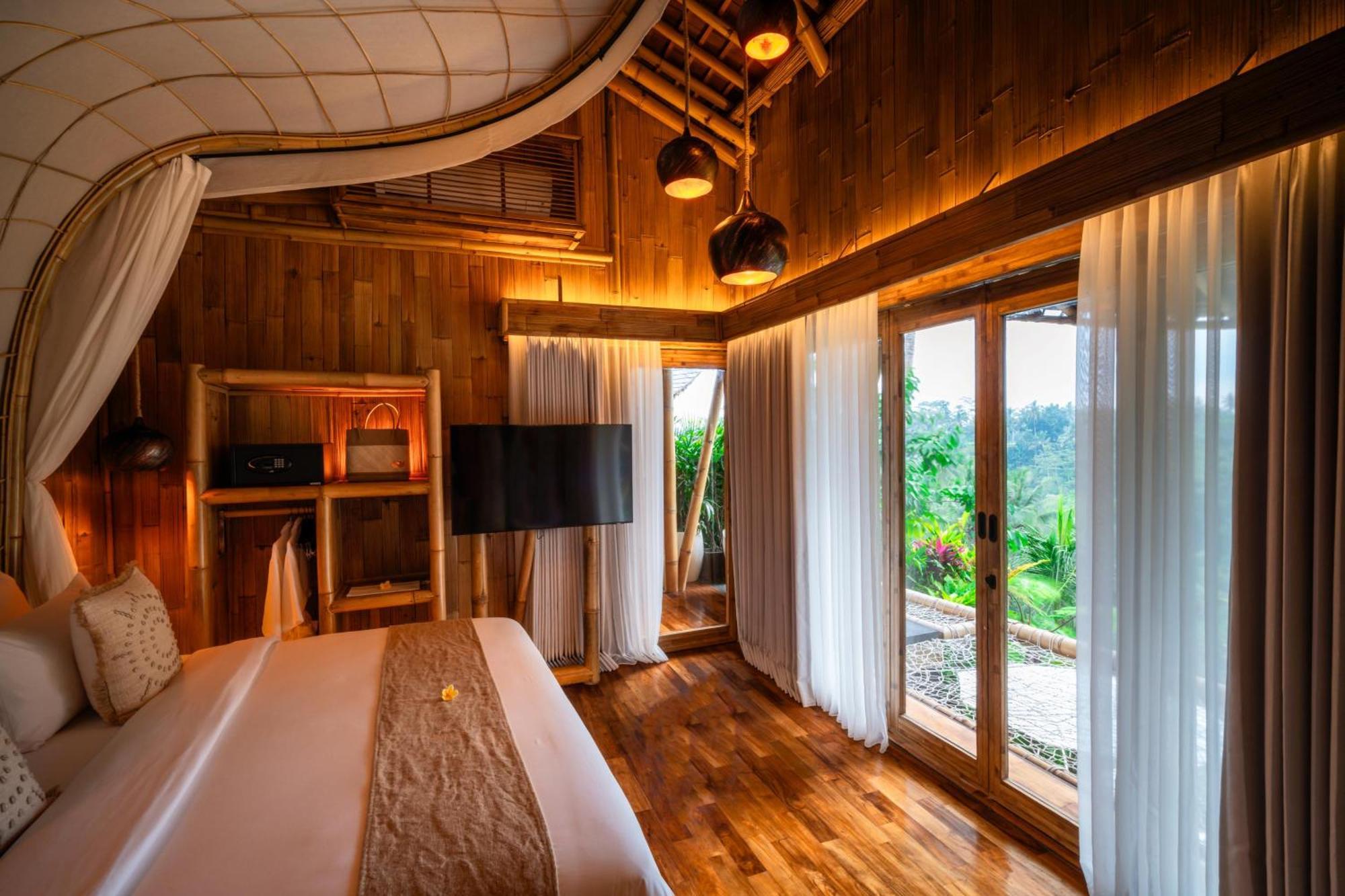 Bambootel Sawah View Ubud Esterno foto